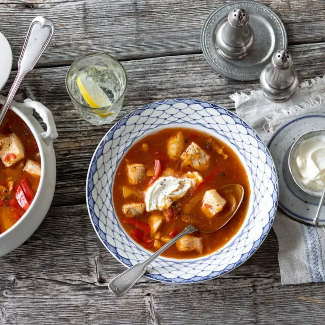 Austrian Food - Fischsuppe (Fish Soup)