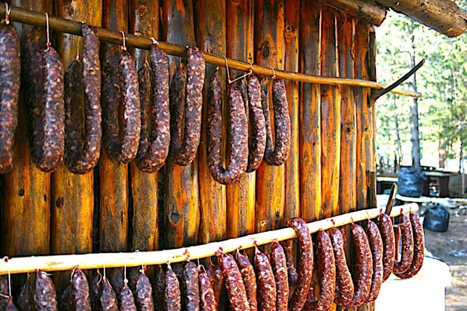 Bulgarian Food - Sudzhuk (Sausage)
