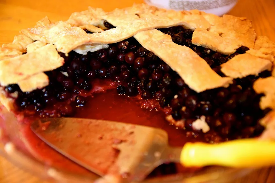 Canadian Food - Saskatoon berry pie