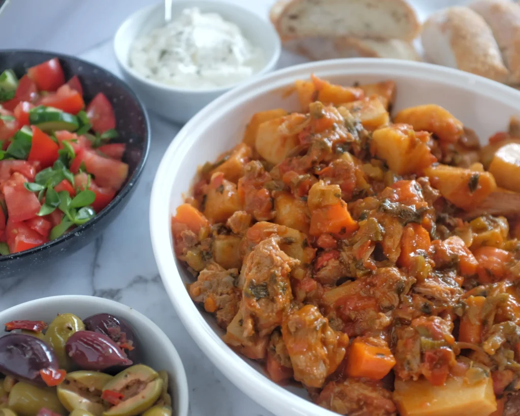 Cypriot Food – Kolokasi (Taro Root Stew)