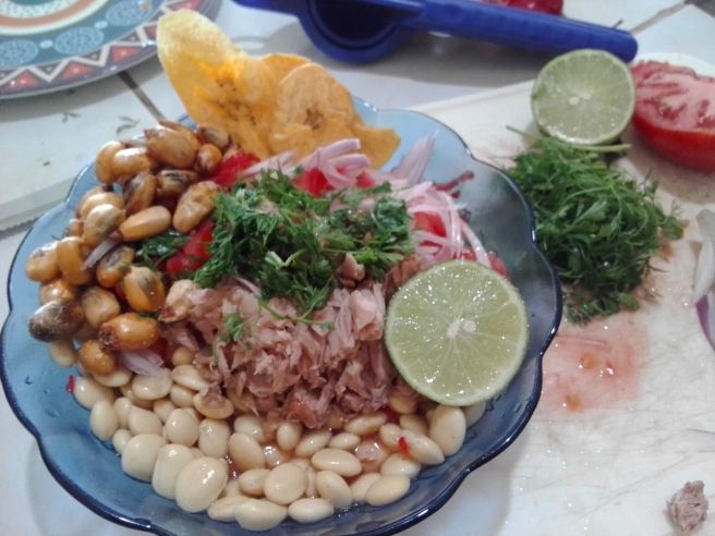 Ecuadorian Food - Tuna Fish Ceviche {Ceviche Volquetero}