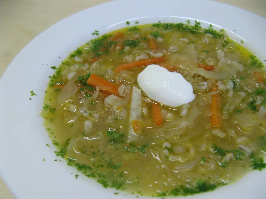 Estonian Food - Hapukapsasupp (Sauerkraut Soup)
