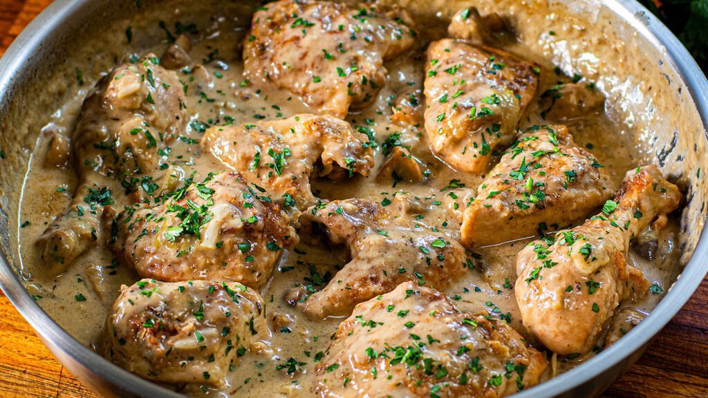 French Food - Chicken Fricassee