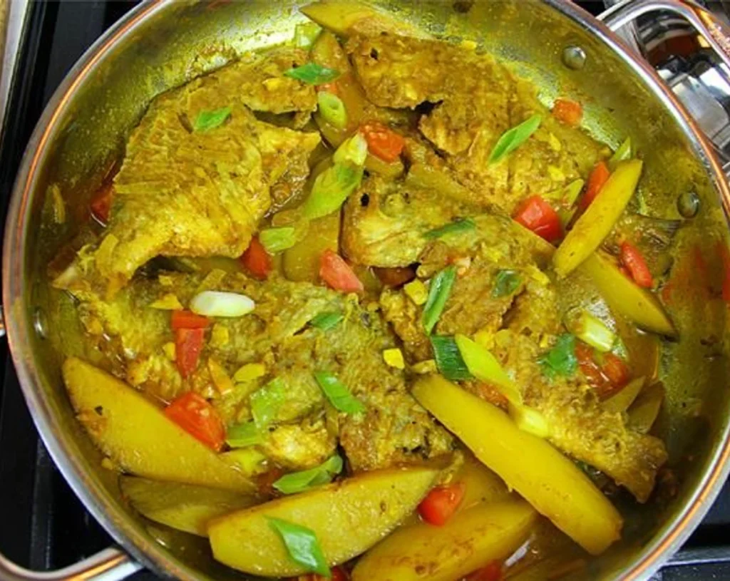 Guyanese Food - Seafood Curry