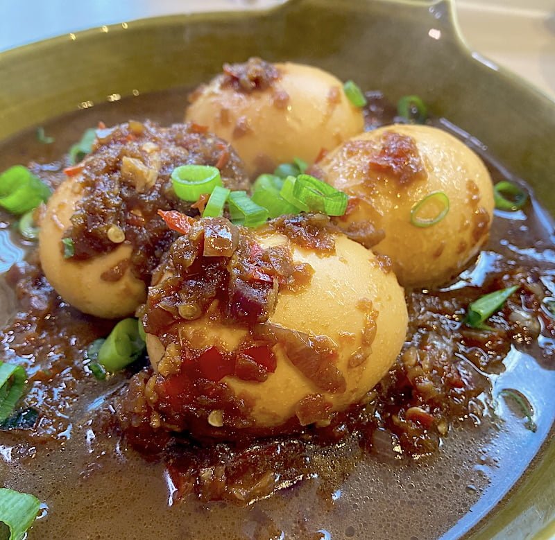 Indonesian recipes - Telur Bumbu Bali (Eggs in Balinese Sauce)