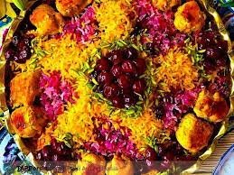 Iranian Food - Albaloo Polo