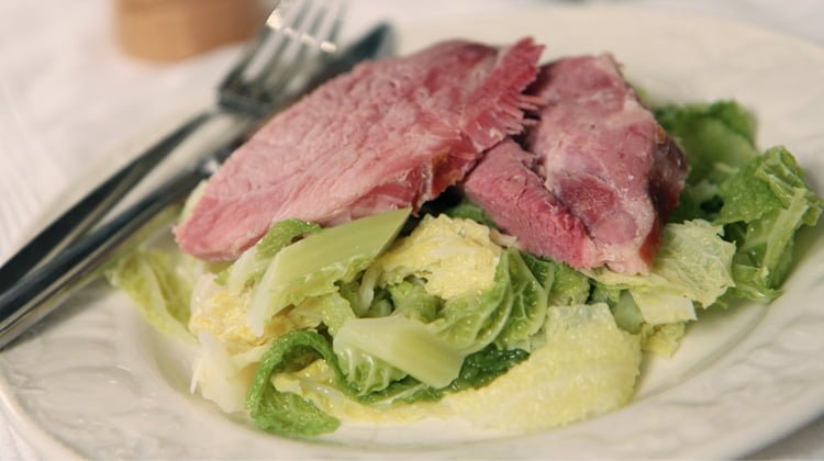 Irish Food - Bacon and Cabbage