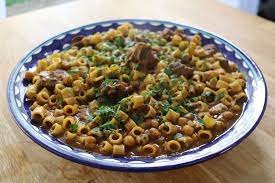Libyan Food Recipes - Mbakbka (Libyan One-Pot Pasta Dish)