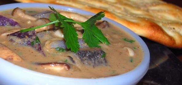 Malaysian Food - Mushroom Korma