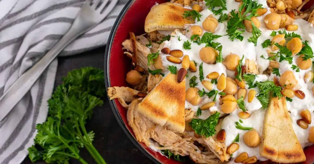 Palestinian Food - Chicken Fatteh