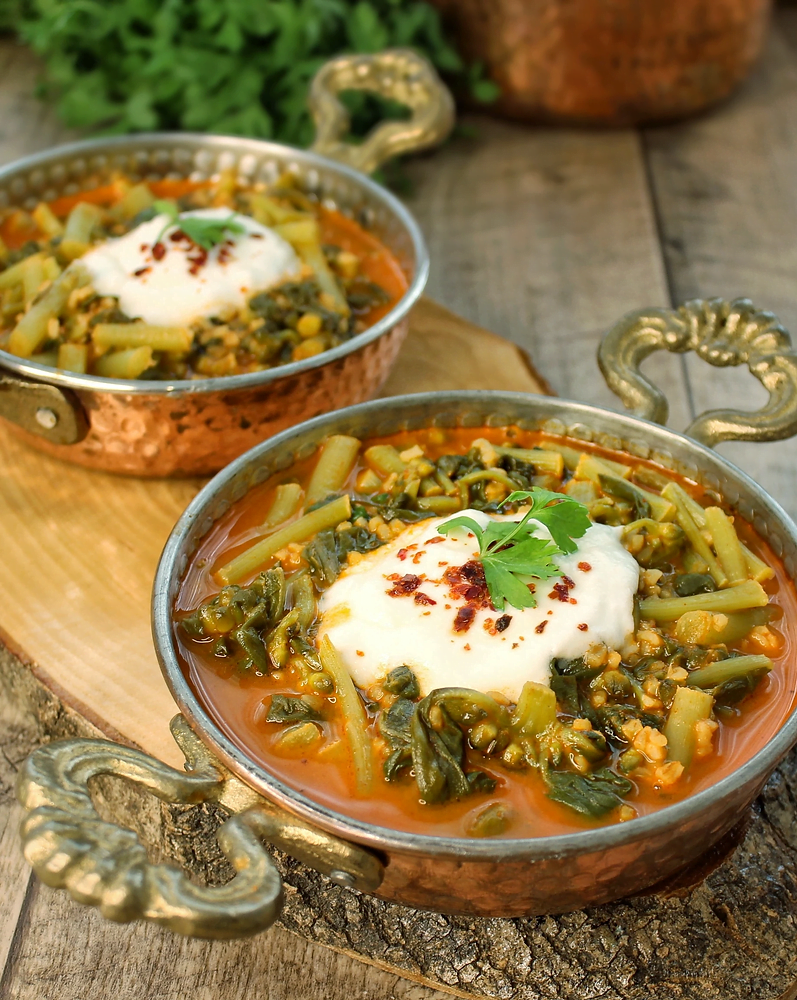 Palestinian Food - Purslane Stew Recipe