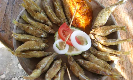 Rwandan Food - Isambaza: (A type of small fish)