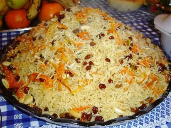 Turkmenistan Food - Palaw or Pilaf (Rice Dish)