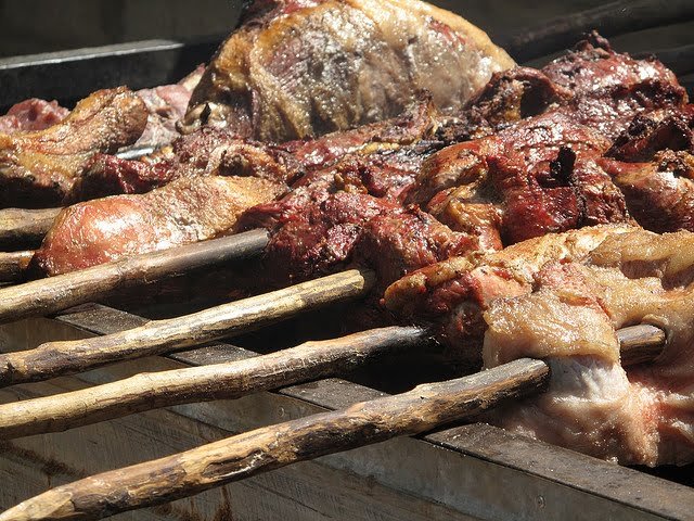 Venezuela Food - Carne en Vara (meat on a stick)