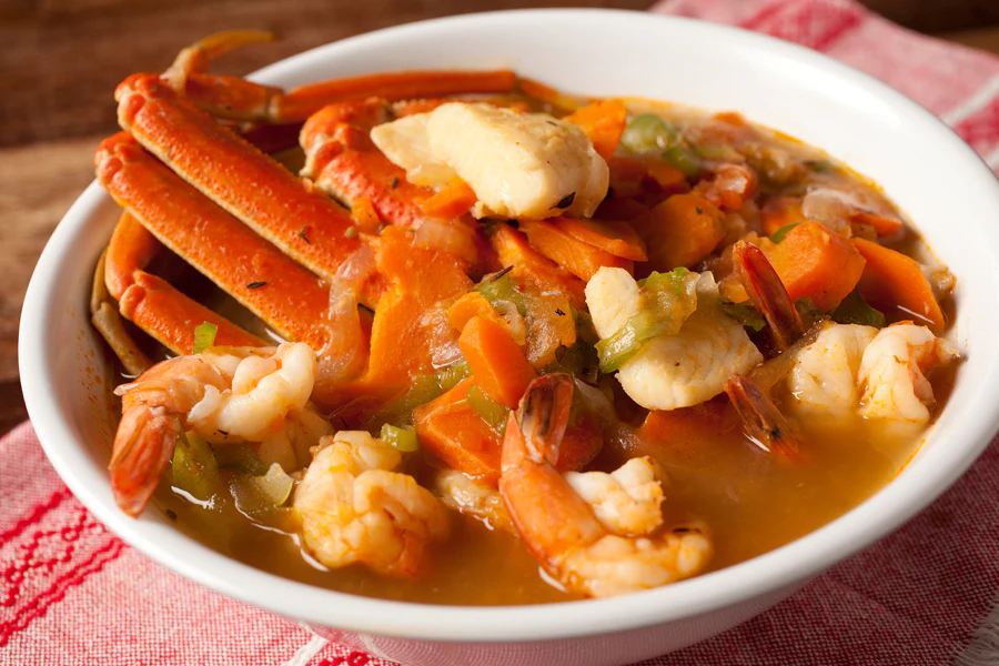 Venezuela Food - Sopa de Mariscos (seafood soup)