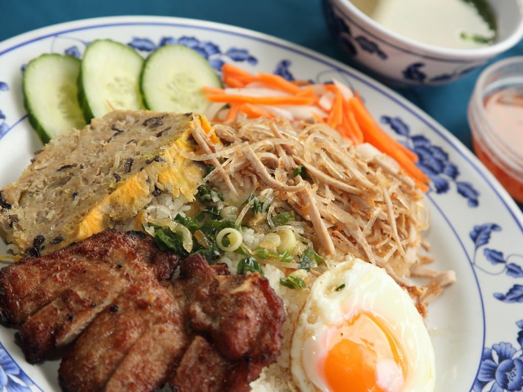 Vietnamese Food - Cơm Tấm (Broken Rice with Grilled Pork)