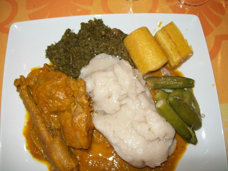 Angolan Cuisine - funge de bombo