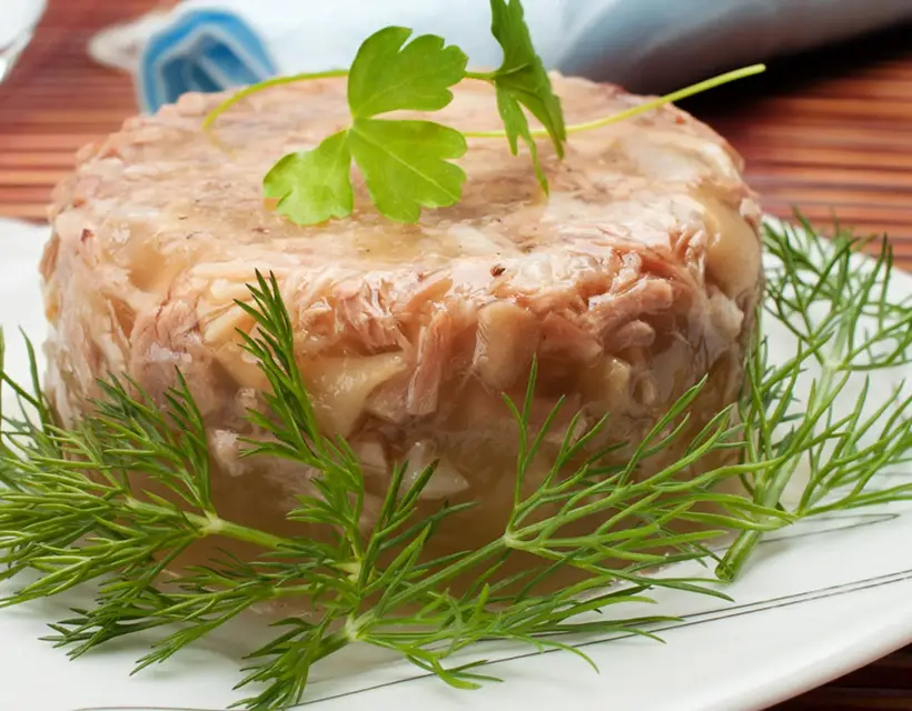 Estonian Cuisine - Sült (Meat Jelly) 
