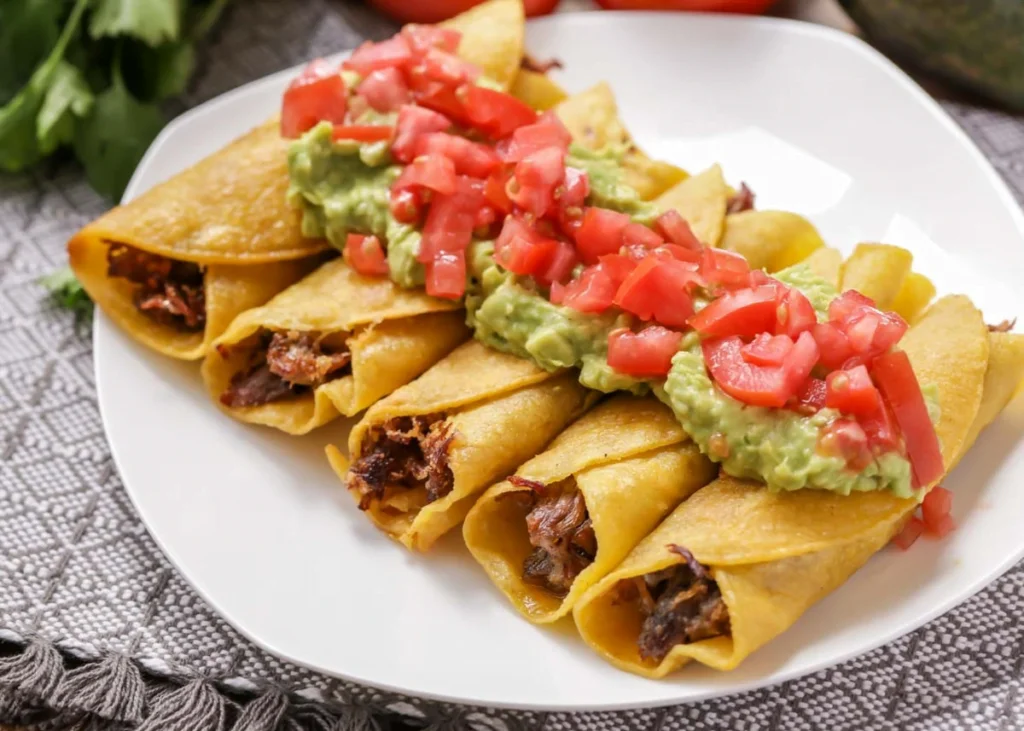 Mexican Cuisine rolled tortillas