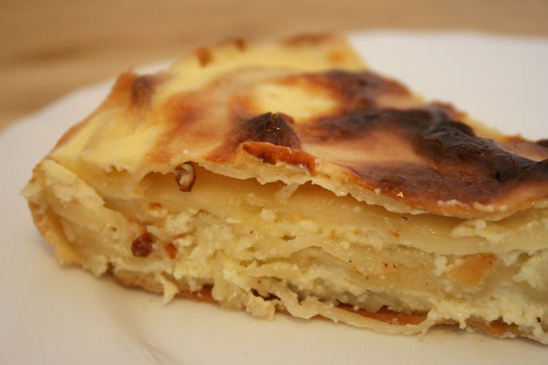 Romanian Food - Cheese Pie Dobrogeana
