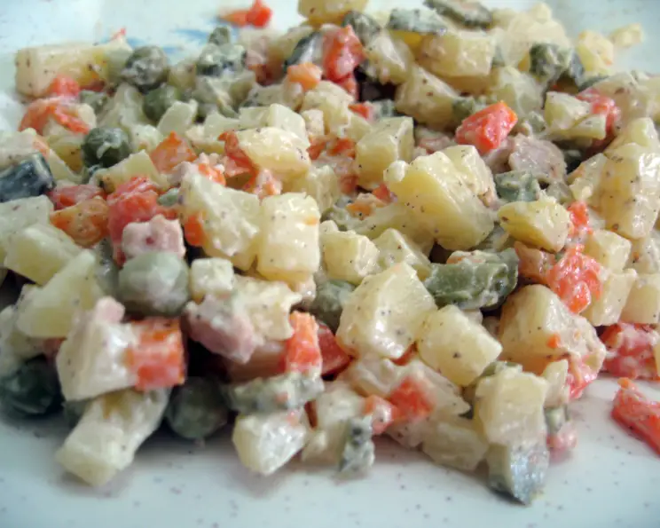 Romanian Food - Potato Salad