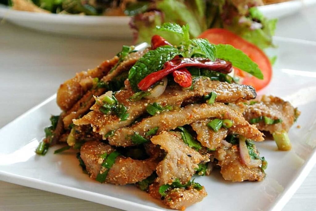 Thai Food - Thai-style Grilled Pork Salad