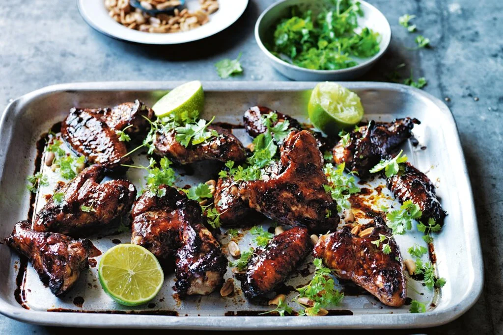 Thai Food - Thai-style chicken wings with lemongrass and chilli