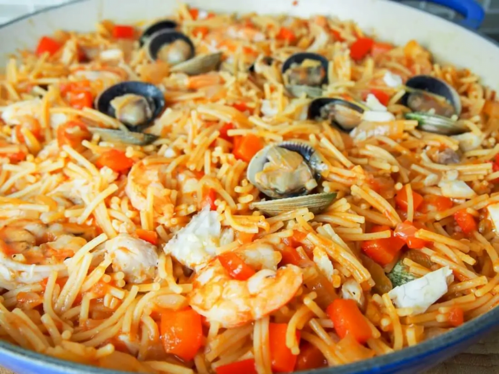 Spanish Food - Fideuà - A Seafood Lover's Paella