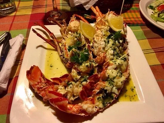Antigua Food - Grilled Barbudan Lobster