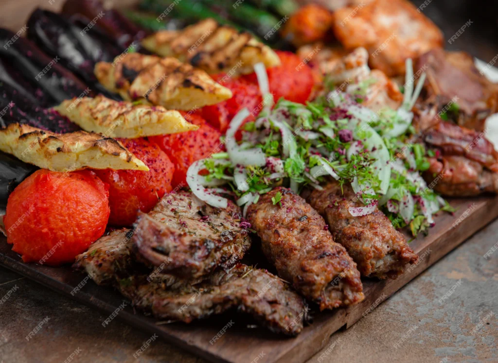 Azerbaijani Food - Lyulya kebab