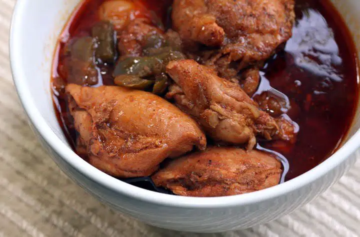 Belizean Food - Stew(ed) Chicken