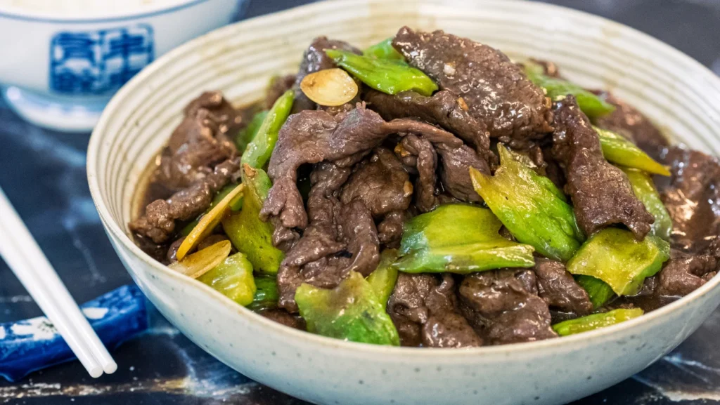 Chinese Beef Recipes - Bitter Melon and Black Bean Sauce Beef