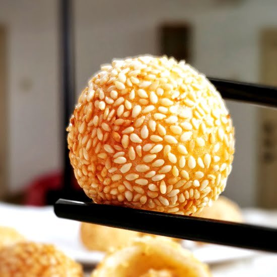 Chinese Desserts - Sesame Balls-Jian Dui
