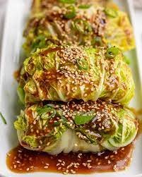 Chinese Vegan Food - Asian-Inspired Vegan Cabbage Rolls