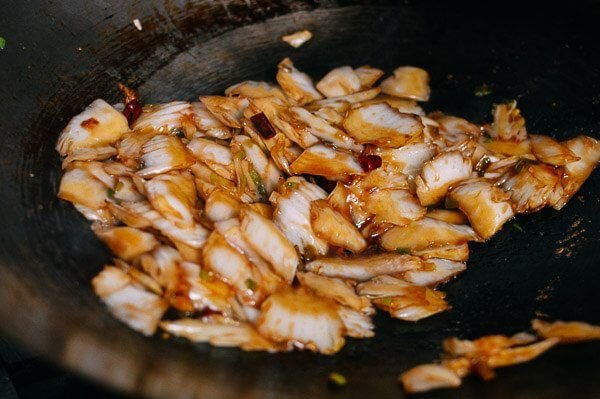 Chinese Vegan Food - Sichuan Napa Cabbage Stir-Fry (Suan La Bai Cai)