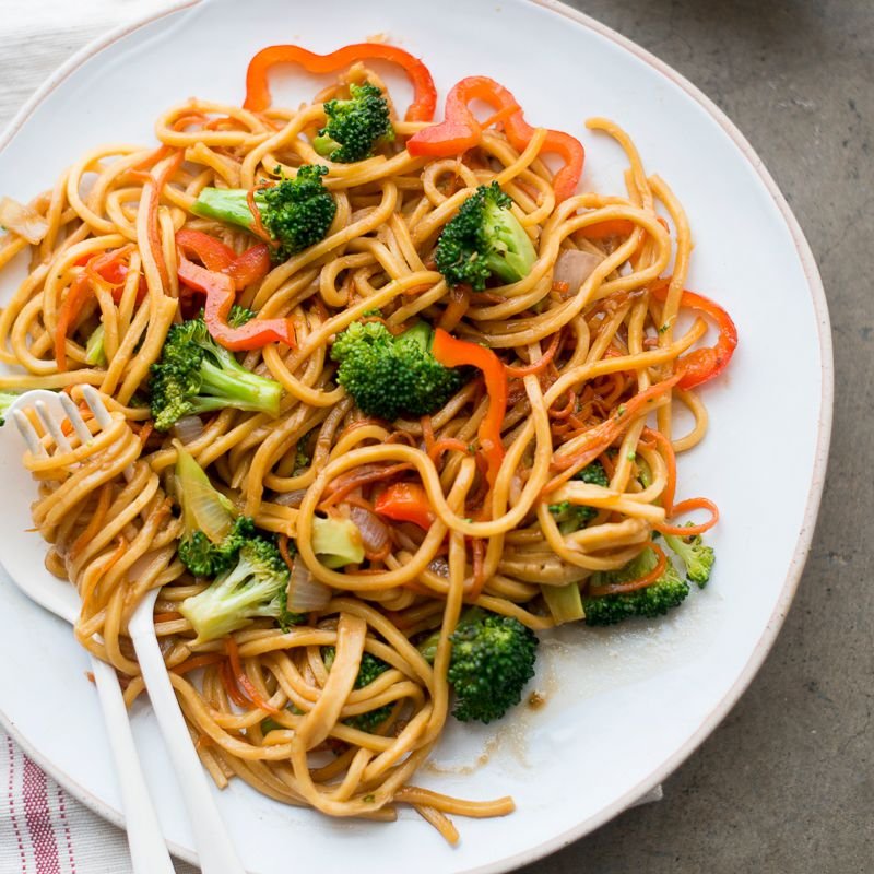 Chinese Vegan Food - Vegetable Chow Mein