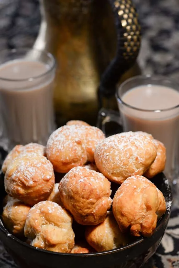 Kazakhstan desserts - Kazakh Baursak (Fried Dough)