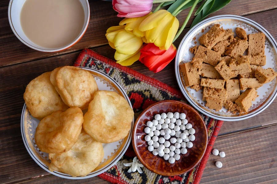 Kazakhstan desserts - Maisek (maisok)