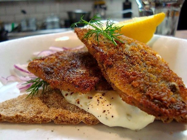 Swedish Food - Fried herring