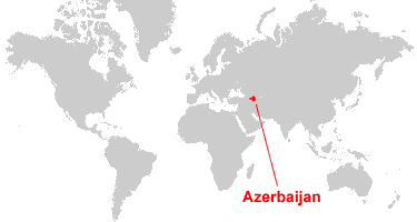 map of azerbaijani