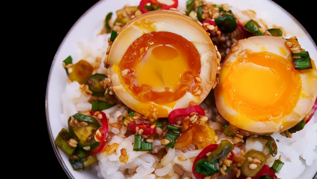 Korean Food - Soy (Marinated Eggs)