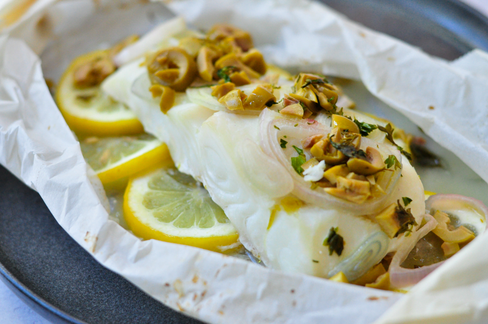 Ivory Coast Food - Poisson En Papillote (Fish Baked In Parchment Packets)