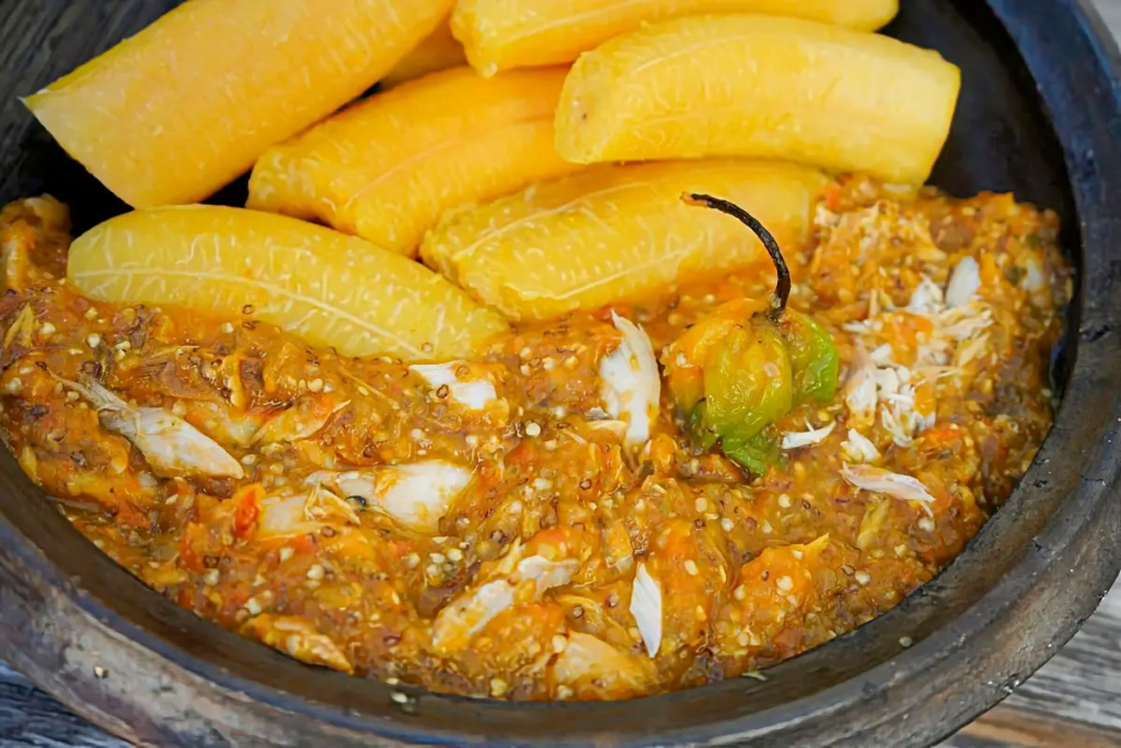 Ivory Coast Food - Akpessi (Fish And Eggplant Stew)