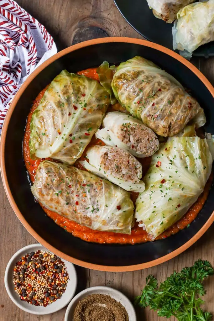 Estonian Food - Kapsarullid (Stuffed Cabbage Rolls)