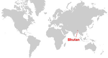 Where is Bhutan National Geographic map