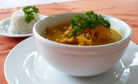 Sopa de caracol (conch soup)