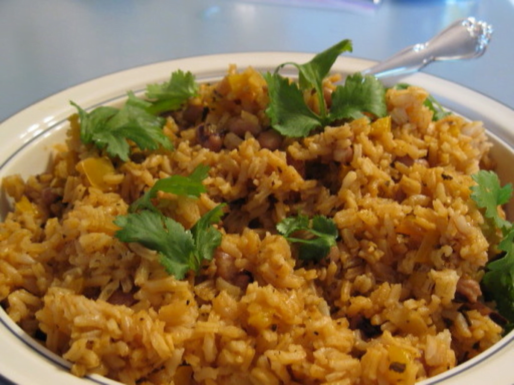 Bahamian Food - Pigeon Peas and Rice