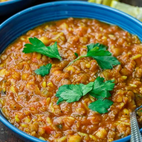 Lesotho Food - Harira (Lentil Soup - Hearty, wholesome goodness)