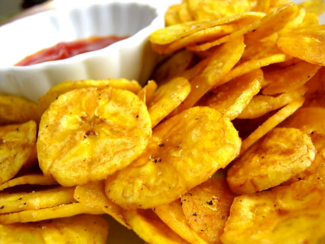 Jamaican Food - Fried Plantain/Plantain Chips