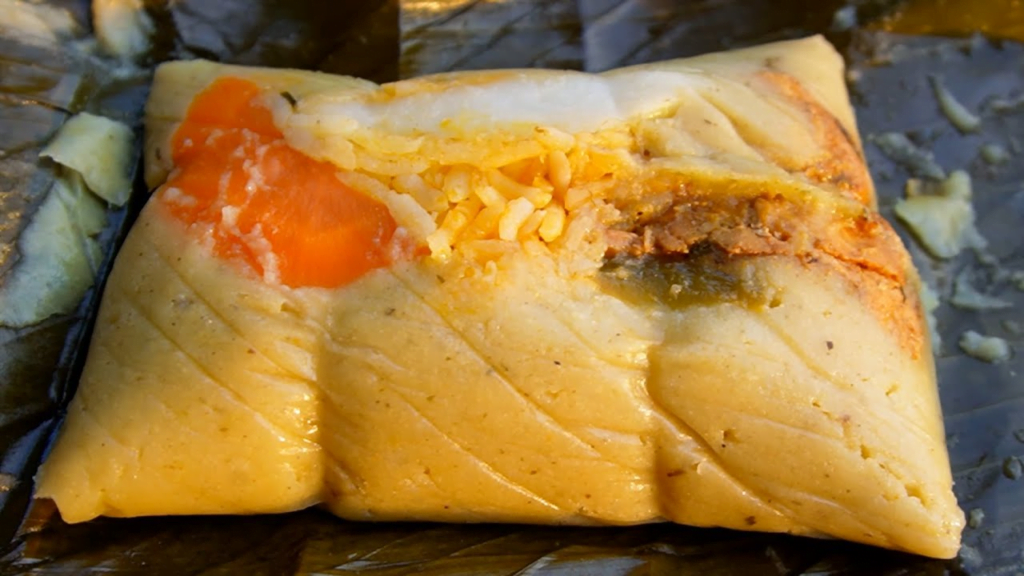 Costa Rican Food - Tamal De Cerdo